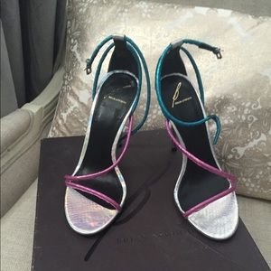 Brian Atwood Strappy Stilettos size 38 (NEW)